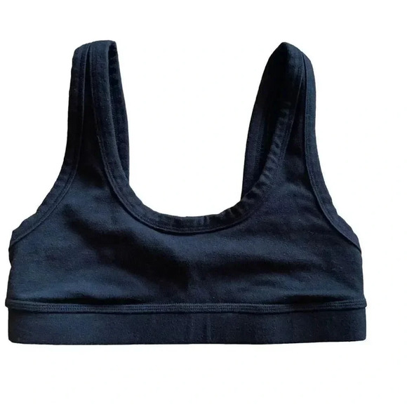 SKIMS BLACK SPORTS ATHLETIC YOGA BRA LIGHTWEIGHT SZ S #1462 - Picture 1 of 8